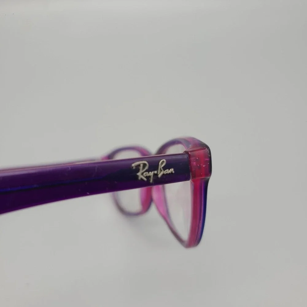 Ray-Ban Kids Eyeglasses Frames RB1555 3666 Purple Pink Square Full Rim 48-16-130